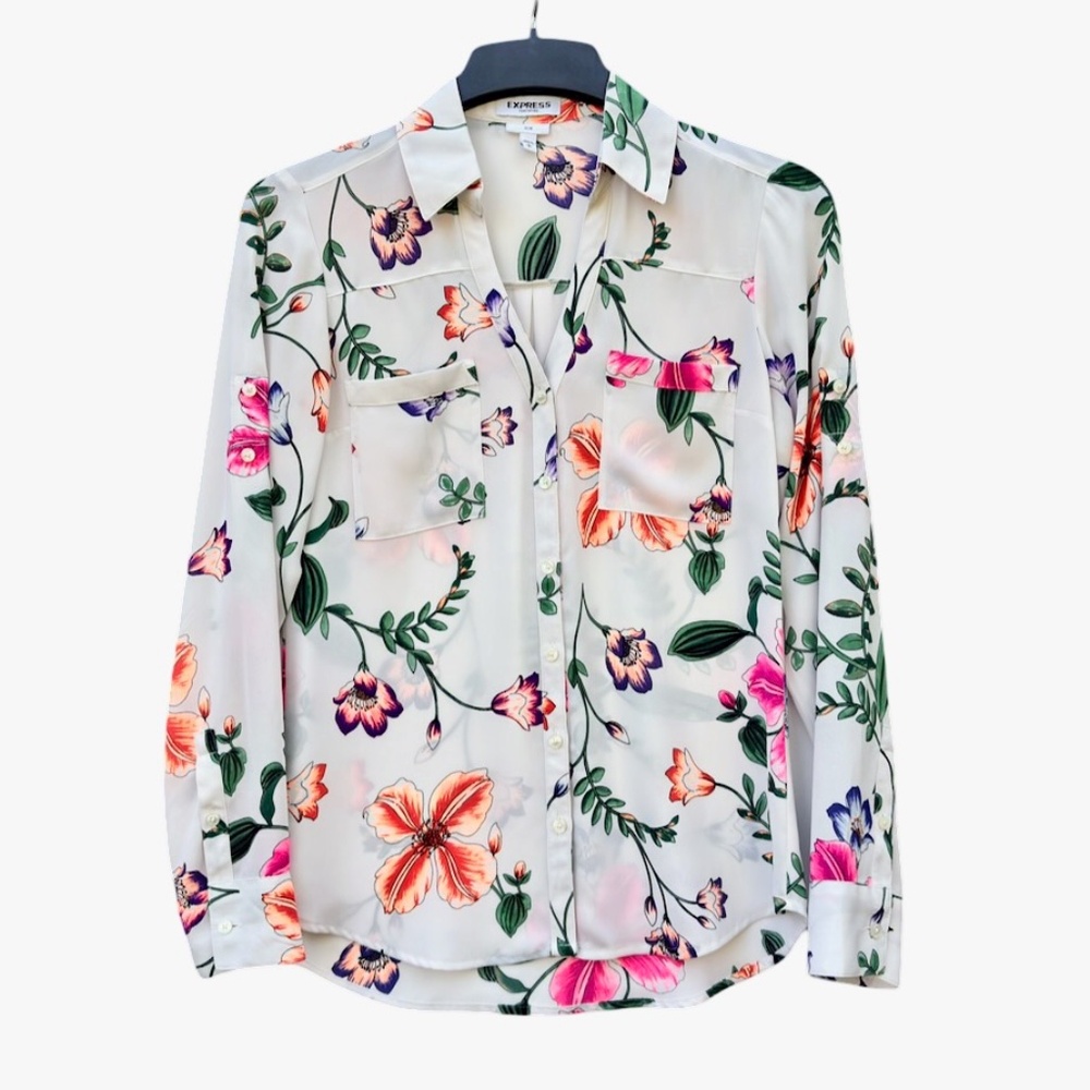 Express Portofino Floral Top